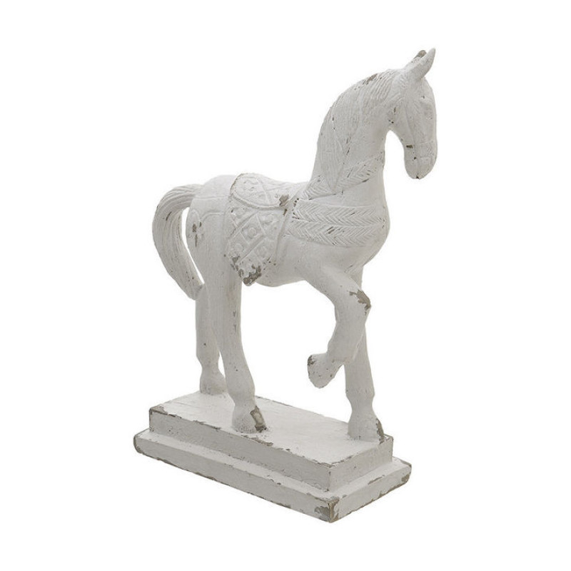 INART ΑΛΟΓΟ ΔΙΑΚΟΣΜΗΤΙΚΟ POLYRESIN ΑΝΤΙΚΕ ΛΕΥΚΟ 36X18X51 3-70-794-0010
