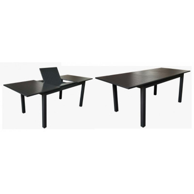 ΤΡΑΠΕΖΙ ΑΛΟΥΜΙΝΙΟΥ MADISON 5422 G ΑΝΘΡΑΚΙ