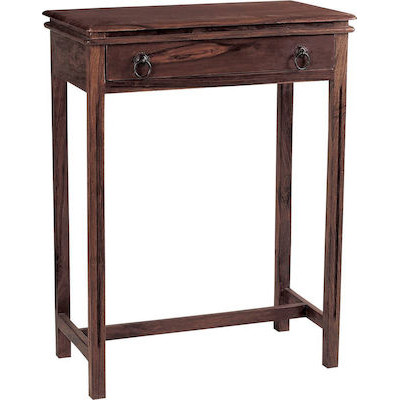 WoodWell Console Κονσόλα 1 Συρτάρι Ξύλο Sheesham Καρυδί 60x34x80cm ΕΣ306,1 