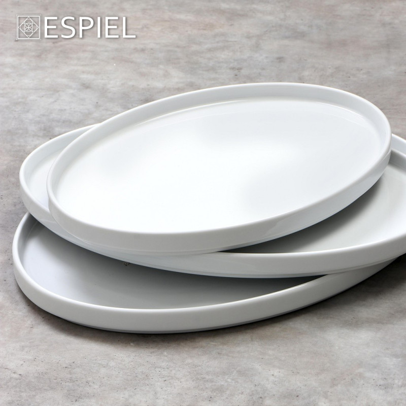 GOOD MOOD st ΠΙΑΤΕΛΑ STEP ΟΒΑΛ ΛΕΥΚΗ 36X26X2,4EK 001.751095K2