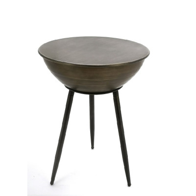 ΤΡΑΠΕΖΑΚΙ ΜΕΤΑΛ. ΜΕ 3 ΠΟΔΙΑ ΜΠΡΟΝΖΕ 51,5ΕΚ AFT205