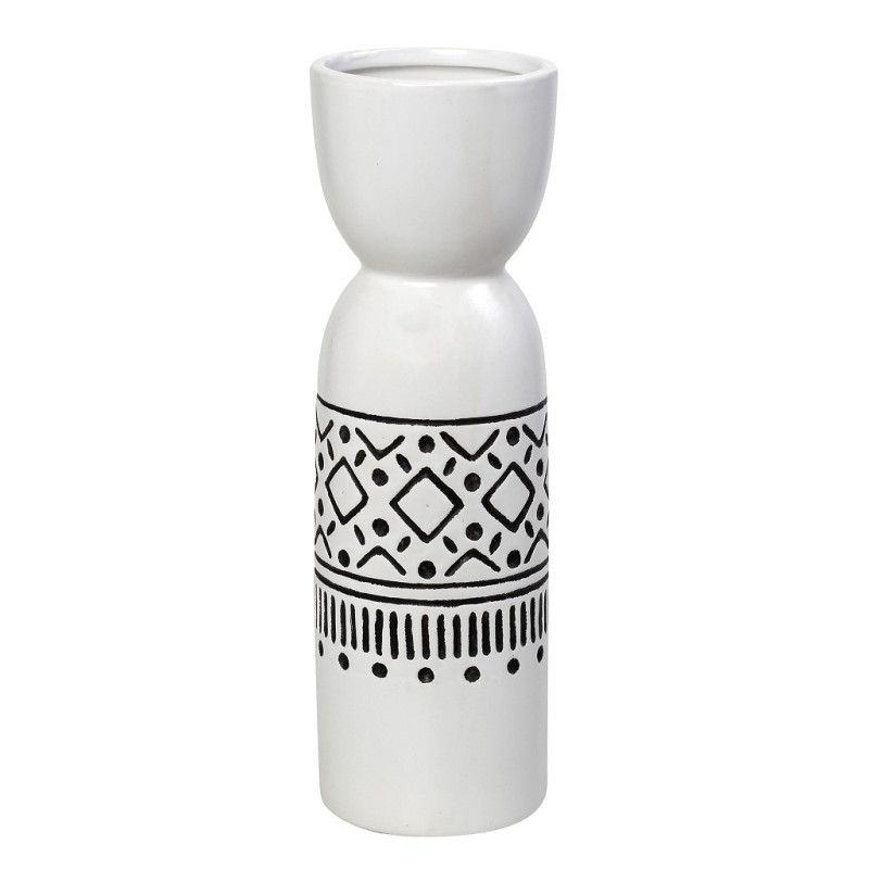 BAZO ΚΕΡΑΜΙΚ. ΛΕΥΚΟ TRIBAL 15Χ15Χ48ΕΚ. CER2300