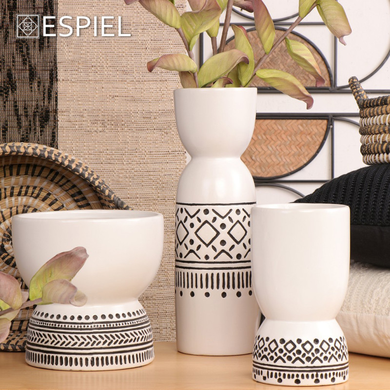 BAZO ΚΕΡΑΜΙΚ. ΛΕΥΚΟ TRIBAL 15Χ15Χ48ΕΚ. CER2300