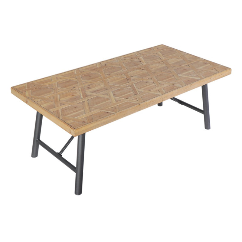 ΤΡΑΠΕΖΑΚΙ ΣΑΛΟΝΙΟΥ ΜΕΤΑΛ. ΜΕ ΞΥΛ. ΕΠΙΦ.120Χ60Χ45ΕΚ DIL104