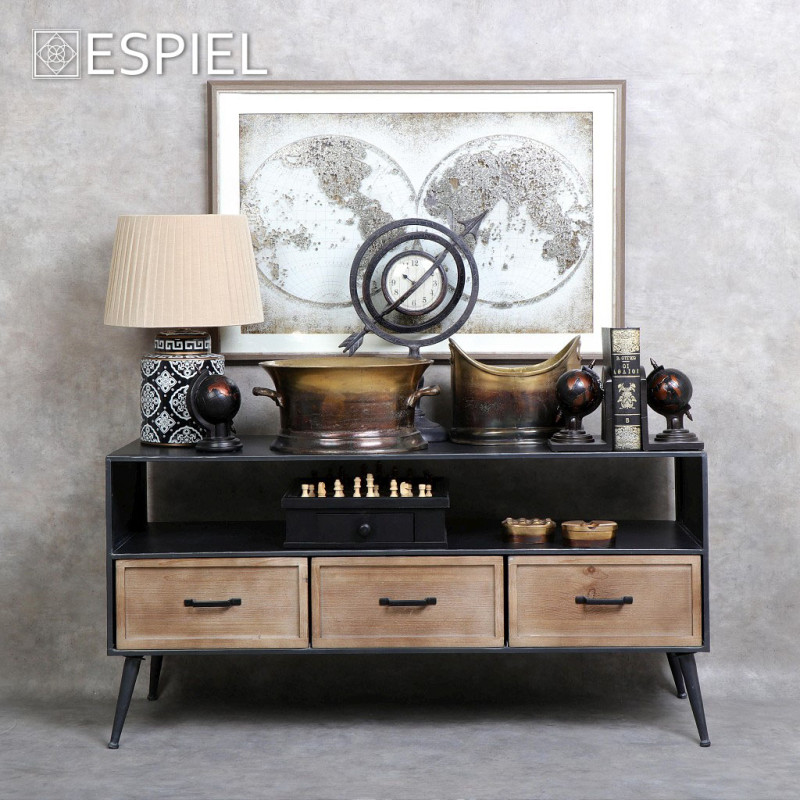 ΣΑΜΠΑΝΙΕΡΑ ΑΛΟΥΜ. ΜΠΡΟΝΖΕ 36Χ30Χ18ΕΚ FLA201