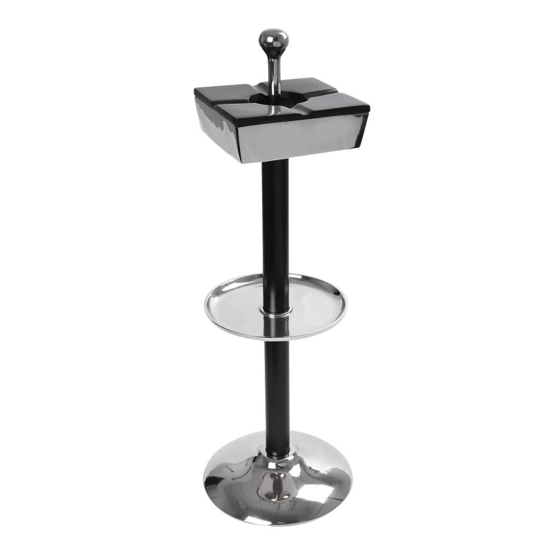 ΤΑΣΑΚΙ ΑΝΤΙΑΝΕΜΙΚΟ ΜΕ STAND ΑΛΟΥΜ. ΑΣΗΜΙ ΜΕ ΜΑΥΡΟ 24Χ24Χ70ΕΚ FLA314