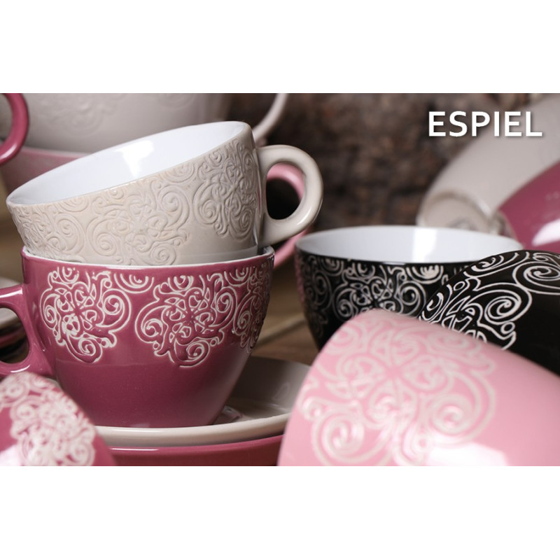 DIS. VIENNA ΦΛΙΤΖΑΝΙ ΚΑΠΟΥΤΣΙΝΟ JUMBO ΡΟΖ 330CC 11.5x9 HUN117K6