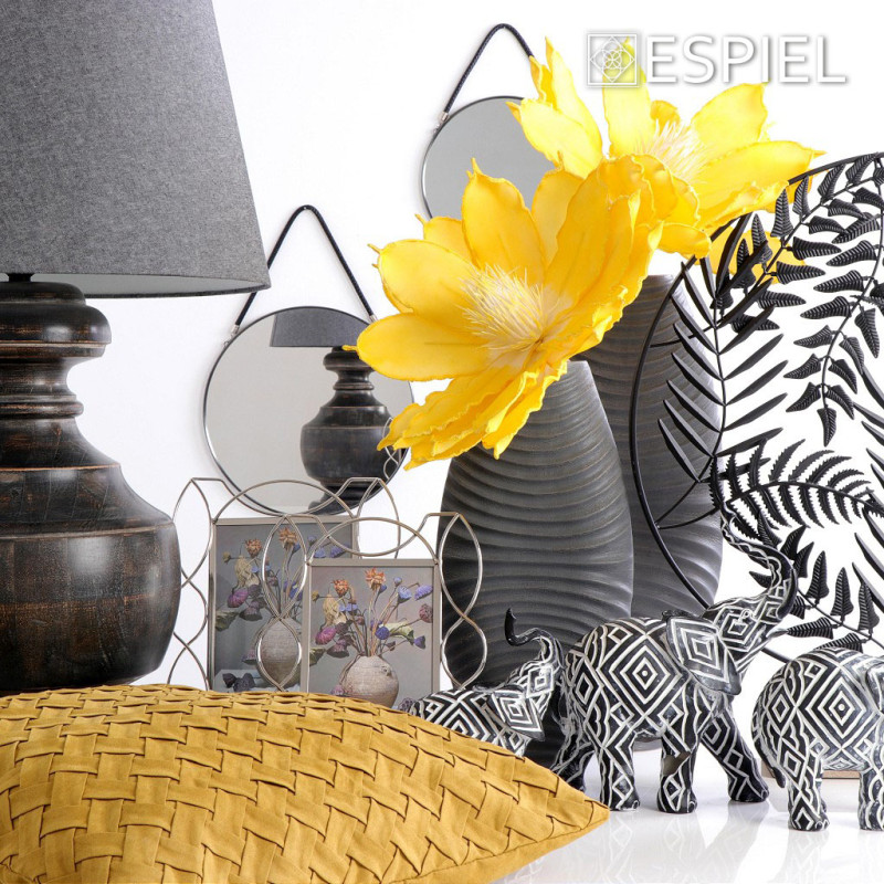 ΔΙΑΚΟΣΜΗΤΙΚΟ ΕΠΙΤΡΑΠΕΖΙΟ ΜΑΥΡΑ ΦΥΛΛΑ 51ΕΚ ICY134