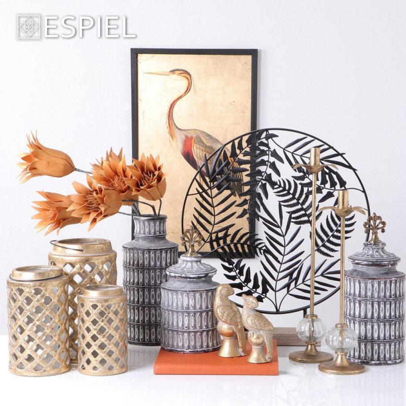 ΔΙΑΚΟΣΜΗΤΙΚΟ ΕΠΙΤΡΑΠΕΖΙΟ ΜΑΥΡΑ ΦΥΛΛΑ 51ΕΚ ICY134