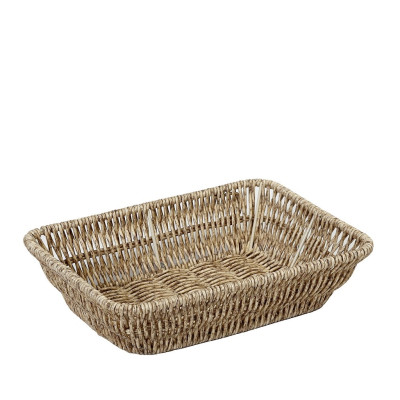 ΨΩΜΙΕΡΑ SYNTH. RATTAN ΟΡΘ. L ΜΠΕΖ 27Χ20Χ7ΕΚ KOD101