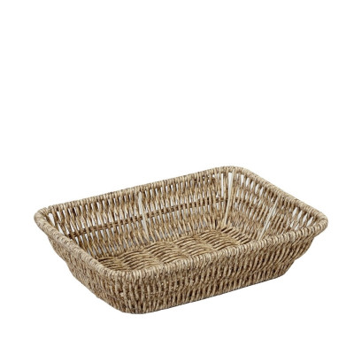 ΨΩΜΙΕΡΑ SYNTH. RATTAN ΟΡΘ. M ΜΠΕΖ 24Χ16Χ6ΕΚ (smA) KOD102