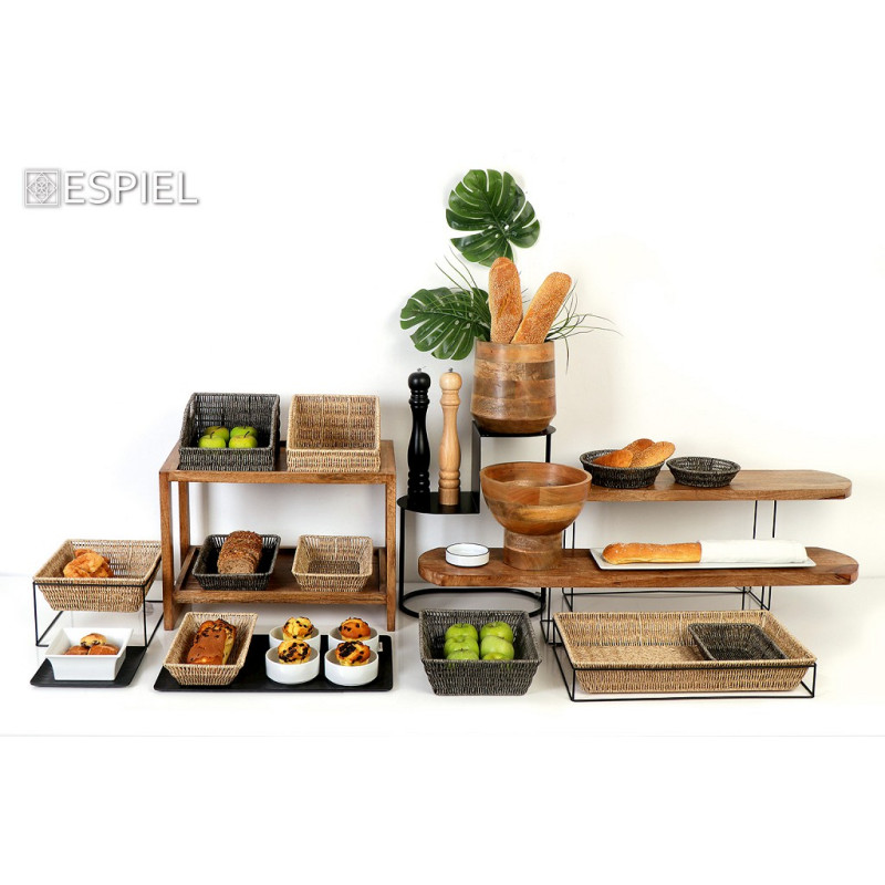 ΚΑΛΑΘΙ ΨΑΘΙΝΟ ΜΕ ΚΑΠΑΚΙ ΟΒΑΛ ΓΚΡΙ 22Χ15Χ19ΕΚ KOD217