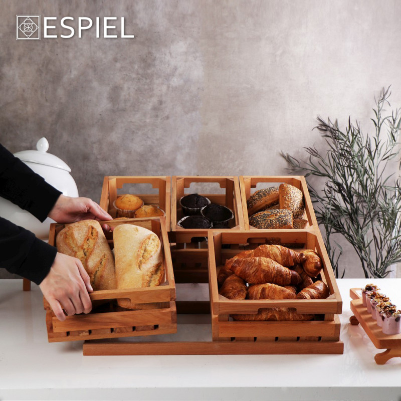 ΚΑΦΑΣΙ ΞΥΛΙΝΟ GN1/2 32,40Χ26,40Χ11ΕΚ. KOP203