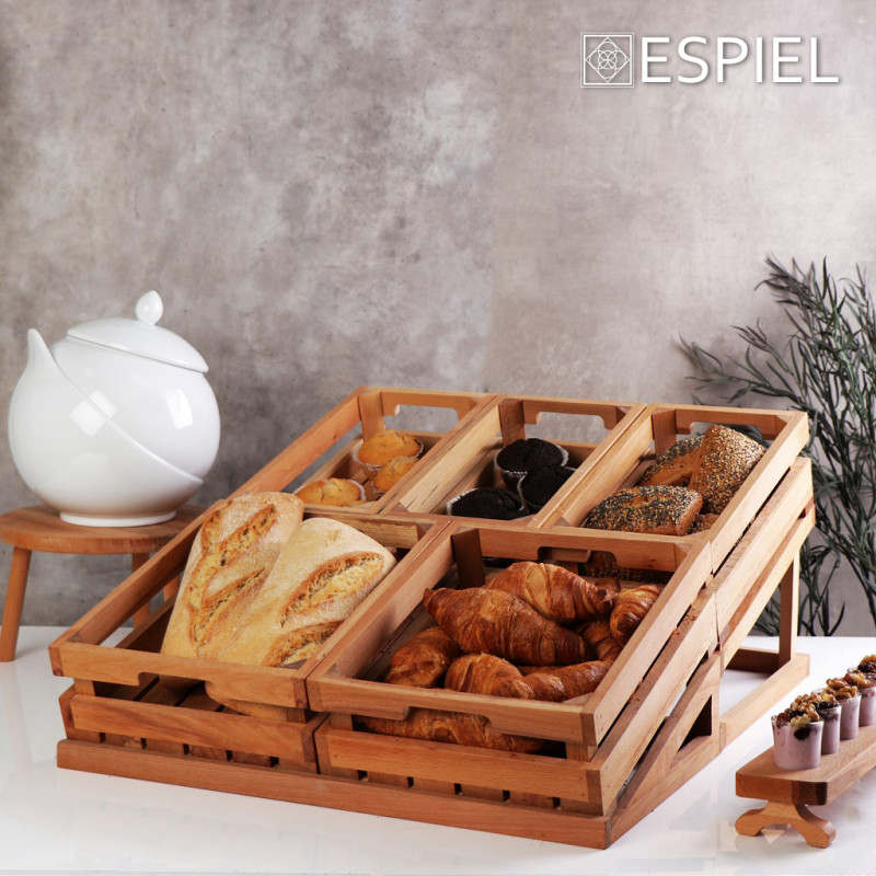 ΚΑΦΑΣΙ ΞΥΛΙΝΟ GN1/2 32,40Χ26,40Χ11ΕΚ. KOP203