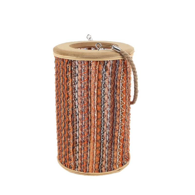 ΦΑΝΑΡΙ ΞΥΛ. ΜΕ ΥΦΑΣΜΑ ΚΥΛΙΝΔ. ΠΟΡΤΟΚΑΛΙ 16,5X25EK LAF114