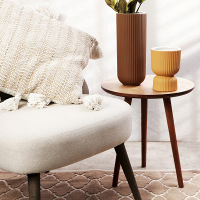 LABYRINTH BROWN ΧΑΛΙ 90% COTTON/10% POLYESTER 140Χ200ΕΚ LAX221