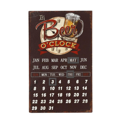 ΗΜΕΡΟΛΟΓΙΟ ''BEER O'CLOCK'' 40ΕΚ LOG414
