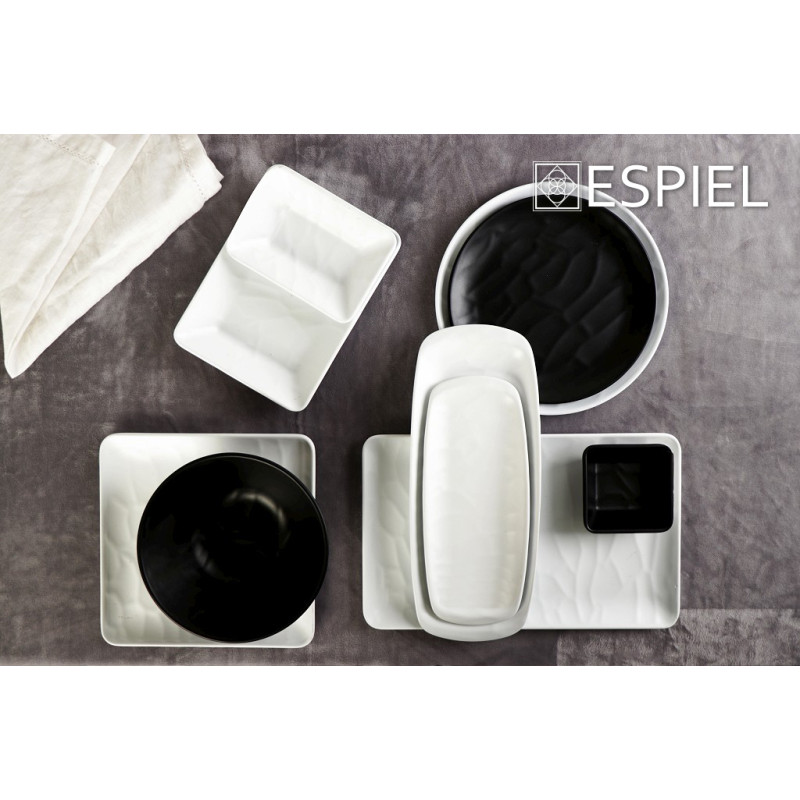 BLACK ΜΠΩΛ ΤΕΤΡΑΓ.13,5X13,5X6ΕΚ WAVY MATTE ΜΕΛΑΜΙΝΗΣ MLB2101K72-6