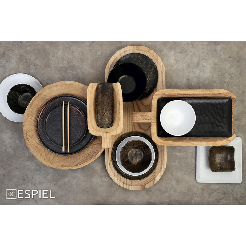 WHITE ΠΙΑΤΟ ΡΗΧΟ ΣΤΡΟΓΓ. 19ΕΚ WAVY MATTE ΜΕΛΑΜΙΝΗΣ MLW342K72-6