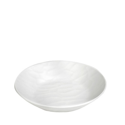 WHITE ΠΙΑΤΟ ΒΑΘΥ ΣΤΡΟΓΓ. 19ΕΚ WAVY MATTE ΜΕΛΑΜΙΝΗΣ MLW393K72-6