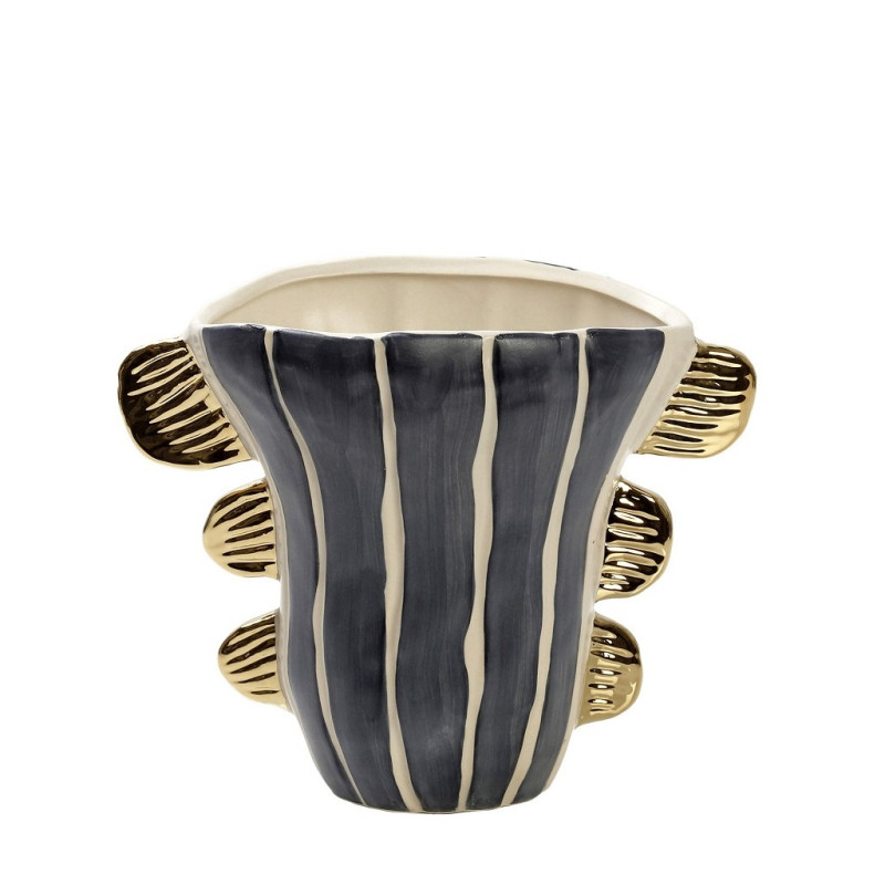 ΒΑΖΟ ΜΠΛΕ-ΧΡΥΣΟ ΚΕΡΑΜ. 20,2ΕΚ NIX115