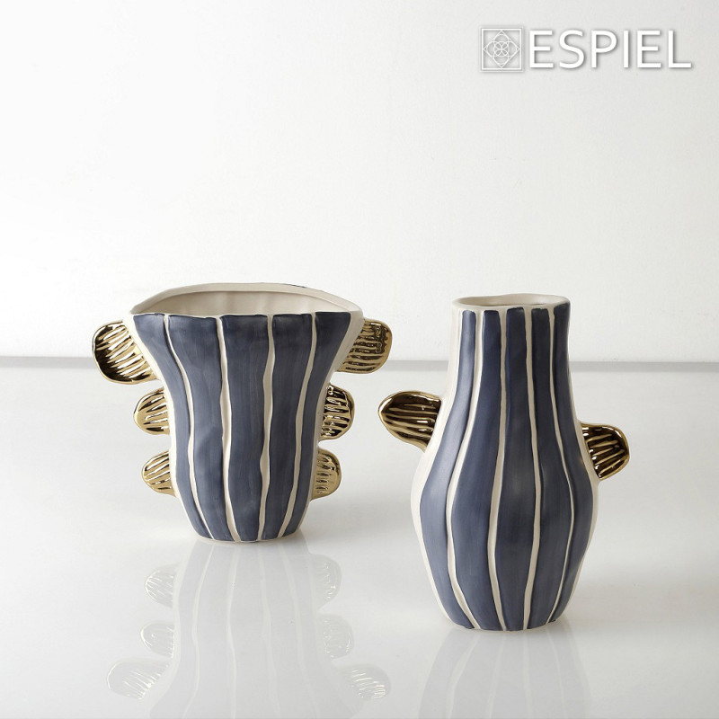 ΒΑΖΟ ΜΠΛΕ-ΧΡΥΣΟ ΚΕΡΑΜ. 20,2ΕΚ NIX115