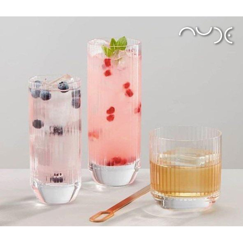 NUDE BIG TOP HIGH BALL SET6 430CC H:17.5CM D:6.6CM PLT/1008 GB6.OB24. NU64162-6 NUDE BIG TOP HIGH BALL SET6 430CC H:17.5CM D:6.6CM PLT/1008 GB6.OB24. NU64162-6