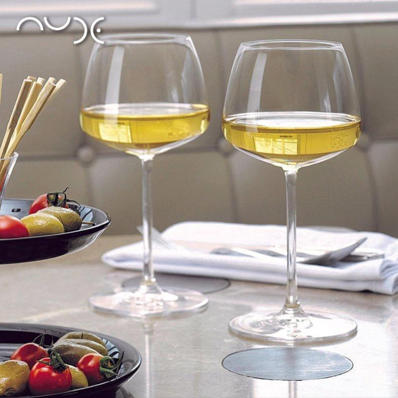 NUDE MIRAGE WHITE WINE SET6 425CC P/360 GB6.OB12. NU66092-6