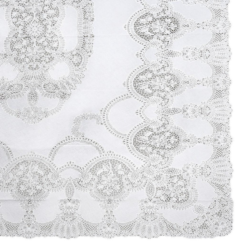 DIS. ΤΡΑΠΕΖΟΜΑΝΤΗΛΟ VINYL ΛΕΥΚΟ 135χ135ΕΚ. PEZ121