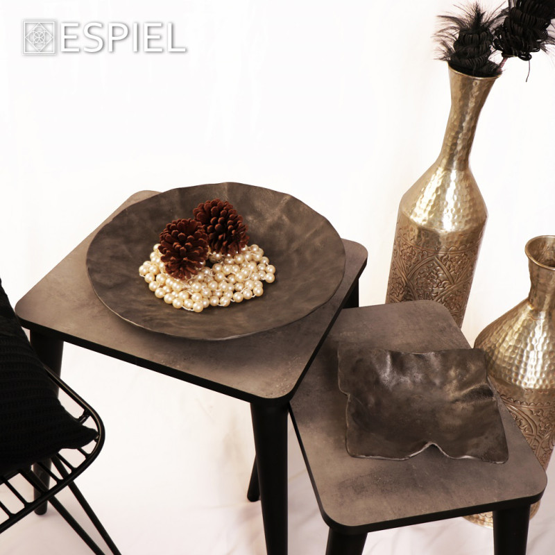 ΤΡΑΠΕΖΑΚΙ ΟΡΘΟΓ. SET/3 ΓΚΡΙ MDF 60-45-30ΕΚ SOY105