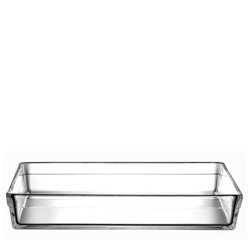 UP.OR. BORCAM RECT. TRAY TEMPERED 36,7X25,7X6CM 4350CC P/144 GB1.OB6. (smB) SP59334G1