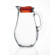 BISTRO JUG W/RED LID 1850CC H: 24 D: 17,24CM P/120 GB1.OB6 SP80119G1R
