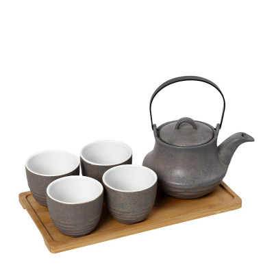 RITUAL ΣΕΤ ΤΣΑΓΙΟΥ ΜΕ ΣΙΤΑ 1x600/4x200ml ΜΕ ΔΙΣΚΟ ΜΠΑΜΠΟΥ ΓΚΡΙ SPI111