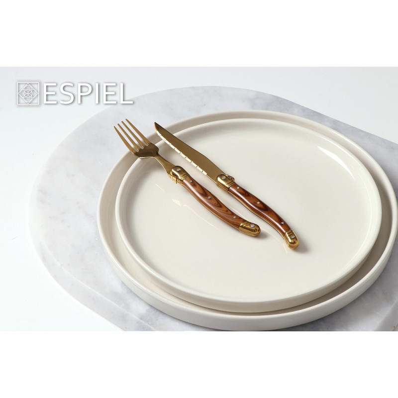 ANTIQUE CUT ΠΙΡΟΥΝΙ STEAK ΧΡΥΣΟ ΛΑΒΗ ΧΡΩΜΑ ΞΥΛΟΥ SS420 1,5ΜΜ 20.5ΕΚ STK106K12