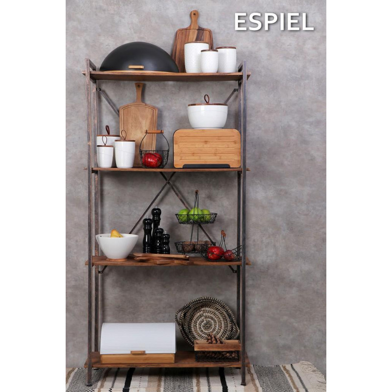 ΦΡΟΥΤΙΕΡΑ ΜΕΤΑΛ. 2 ΕΠΙΠΕΔ. ΜΑΥΡΟ 23Χ16Χ36ΕΚ. TAK115