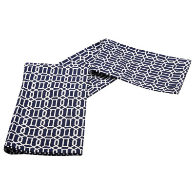 ΤΡΑΠΕΖΟΜΑΝΤΗΛΟ ΛΕΥΚΟ-ΜΑΥΡΟ ΒΑΜΒΑΚ. 140χ180 ΕΚ TEX202