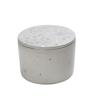 DIS. ΔΟΧΕΙΟ ΜΕΓΑΛΟ ΚΥΛΙΝΔΡΙΚΟ ΜΕ ΚΑΠΑΚΙ ΜΩΣΑΙΚΟ ΑΝΟΙΧΤΟ ΓΚΡΙ 13Χ13Χ9ΕΚ TZG112