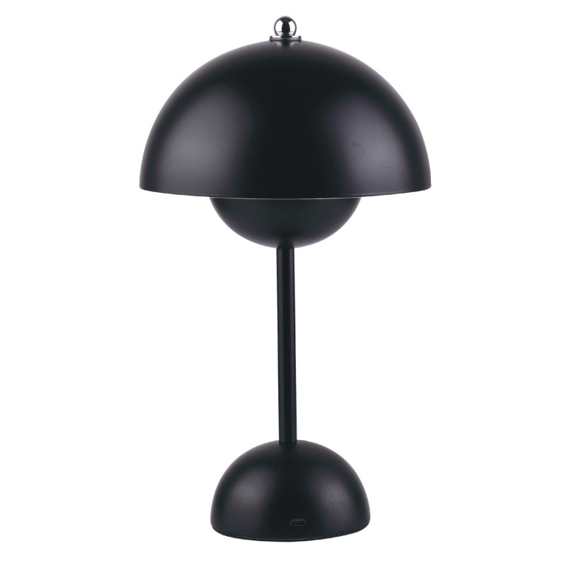 Inlight Rechargeable LED 1.5W 3CCT Touch Table Lamp Black D:10x24cm (3059-Black)