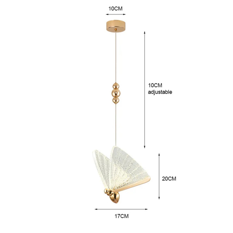 Artekko Artekko Acrylic Φωτιστικό Οροφής Led Χρυσό Μέταλλο/Ακρυλικό (20x20x40)cm 023-3305