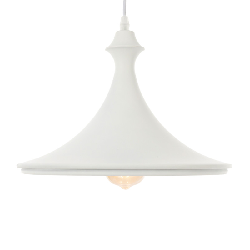 Artekko Artekko Aluminum Φωτιστικό Οροφής Μονόφωτο (Ε27) Λευκό/Μπρονζέ (34x34x27)cm 023-3328