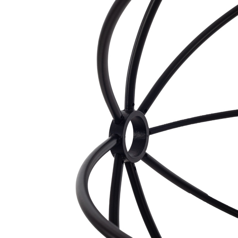 Artekko Artekko Iron Φωτιστικό Οροφής 6φωτο (Ε14) Μεταλλικό Μαύρο (53x53x50)cm 023-3333