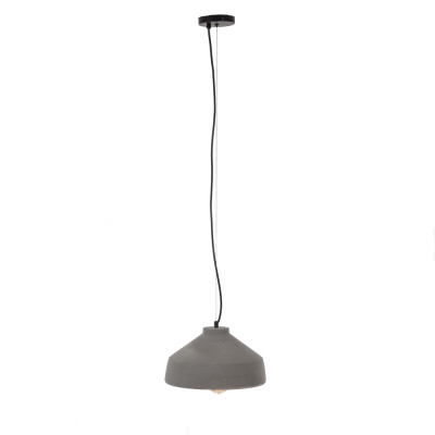Artekko Artekko Cement Φωτιστικό Οροφής Μονόφωτο (Ε27) Τσιμεντένιο Γκρι (28x28x15)cm 023-3335