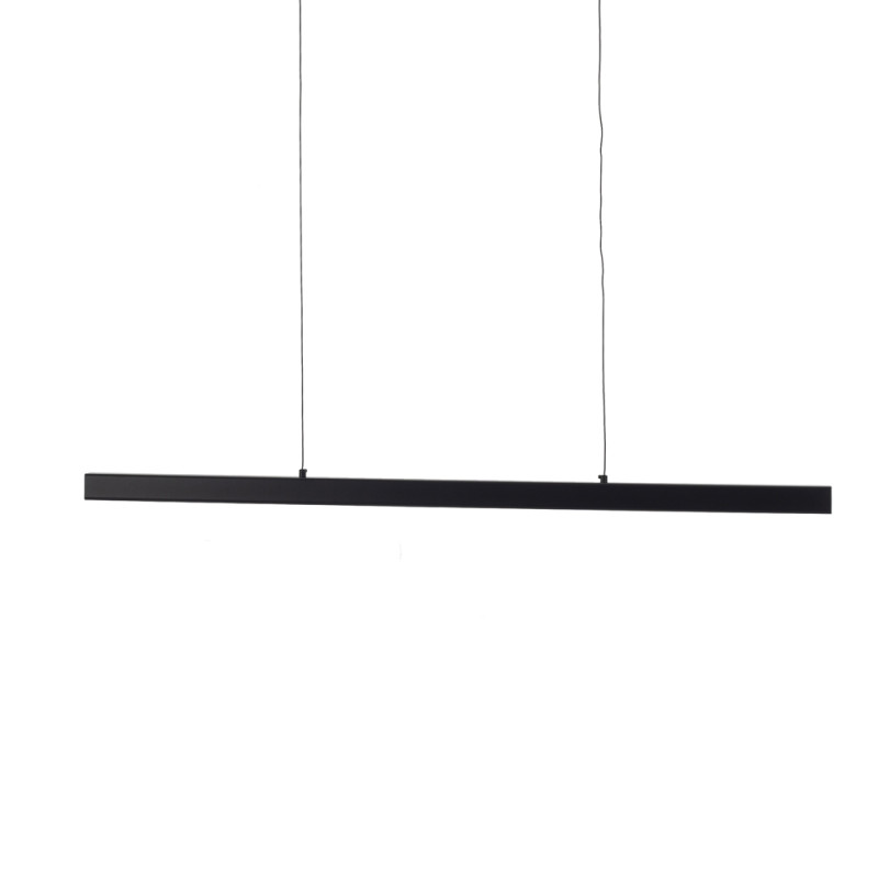 Artekko Artekko Aluminum Φωτιστικό Οροφής LED Μαύρο (120x10x20)cm 8w 3000K 023-3375