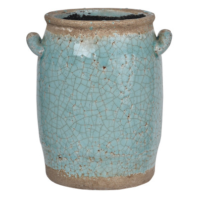 Artekko Artekko Candia Βάζο Διακοσμητικό Κεραμικό Γαλάζιο (17x13.5x20)cm 1341