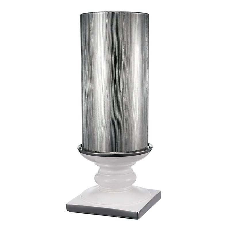 Artekko Artekko Merida Μεταλλικό Ασημί Πορτατίφ (E14) 1729