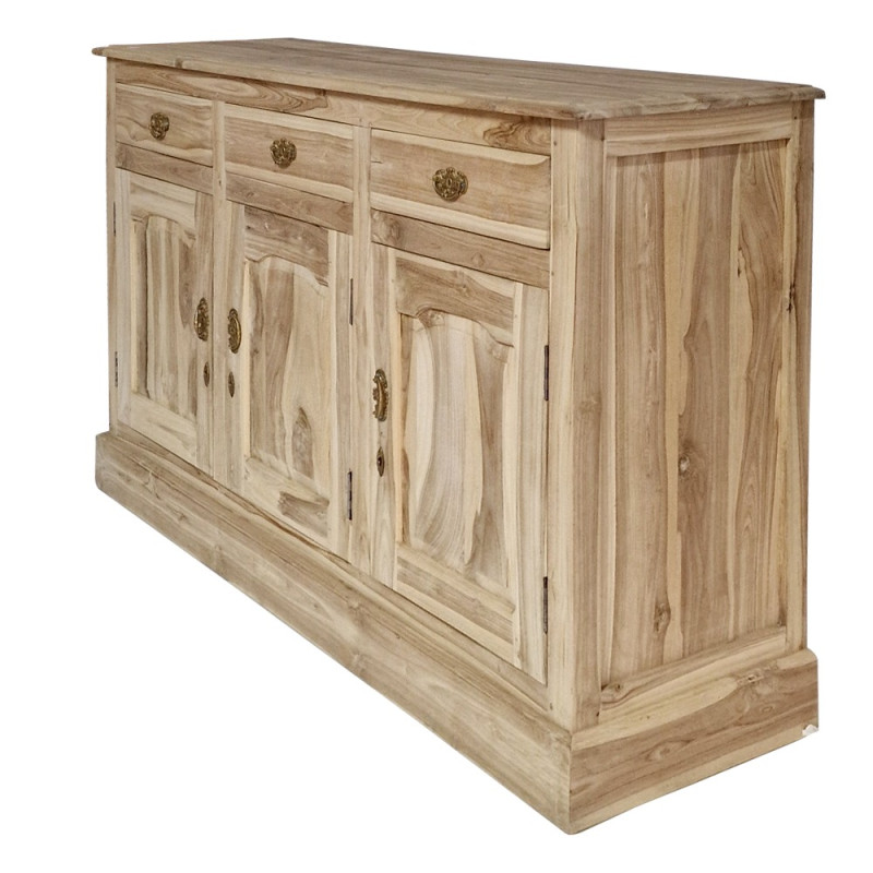 Artekko Artekko Munggur Ξύλινος Μπουφές σε Ανοιχτό Καφέ (150x45x90)cm 201-0472