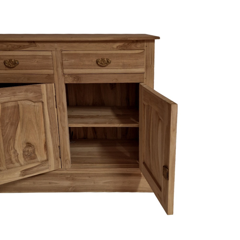 Artekko Artekko Munggur Ξύλινος Μπουφές σε Φυσική Απόχρωση (150x45x90)cm 201-0473
