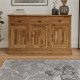 Artekko Artekko Munggur Ξύλινος Μπουφές σε Φυσική Απόχρωση (150x45x90)cm 201-0473