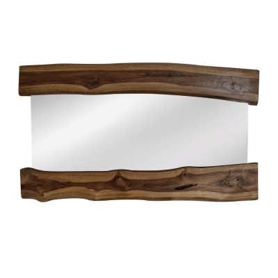 Artekko Artekko Munggur Ξύλινος Καθρέπτης Τοίχου σε Φυσική Απόχρωση (121x70x2.5)cm 201-0479