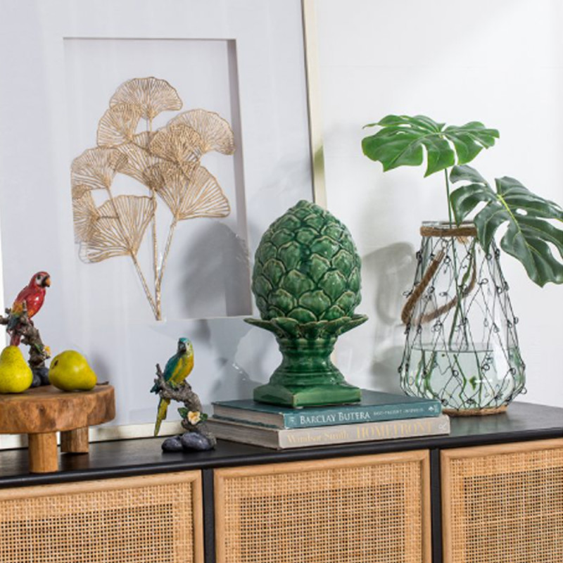 Artekko Artekko Artichoke Διακοσμητική Κεραμική Πράσινη Αγκινάρα (19x19x31)cm 2019